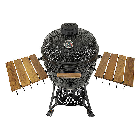 Kamado Sumo - Classic Maxi Svart, Grillpaket Burger Edition