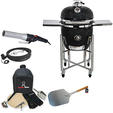 Kamado Sumo - Signature Midi, Ultimate grill och pizzapaket