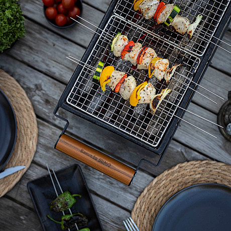 Kamado Sumo - Hibachi svart - Keramisk kolgrill för grillning direkt vid bordet