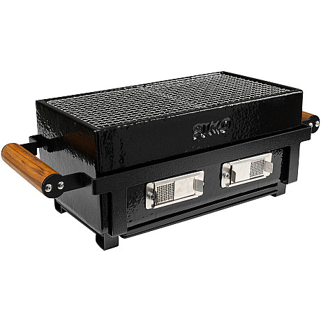 Kamado Sumo - Hibachi svart - Keramisk kolgrill för grillning direkt vid bordet