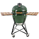 Kamado Sumo - Midi 21" Grön, Grillpaket med tillbehör