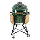 Kamado Sumo - Midi 21" Grön, Grillpaket med tillbehör