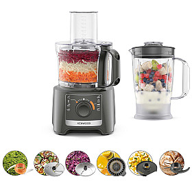 Matberedare Kenwood - FDP31.360GY - Grå - MultiPro Compact med 2,1L skål & blender