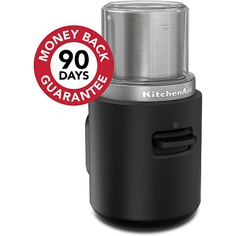 KitchenAid - 5KBGR100BM - Sladdlös kaffekvarn Go utan batter, Mattsvart