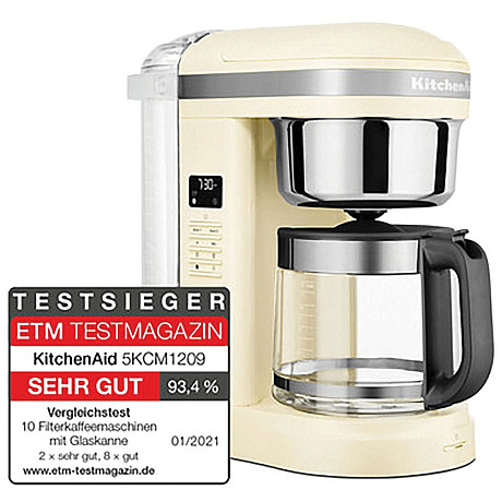 KitchenAid - 5KCM1209EAC - Kaffebryggare 1.7 liter Crème
