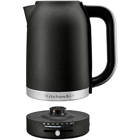 KitchenAid - 5KEK1701EBK - Vattenkokare 1,7 l med temperaturkontroll, Gjutjärnssvart