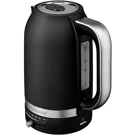 KitchenAid - 5KEK1701EBK - Vattenkokare 1,7 l med temperaturkontroll, Gjutjärnssvart