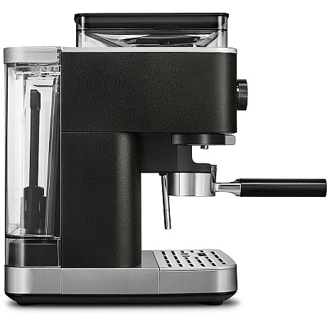 KitchenAid - 5KES6551EBK - Halvautomatisk espressomaskin med kaffekvarn Cast iron black