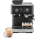 KitchenAid - 5KES6551EBK - Halvautomatisk espressomaskin med kaffekvarn Cast iron black