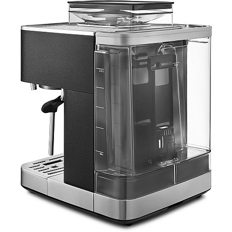 KitchenAid - 5KES6551EBK - Halvautomatisk espressomaskin med kaffekvarn Cast iron black