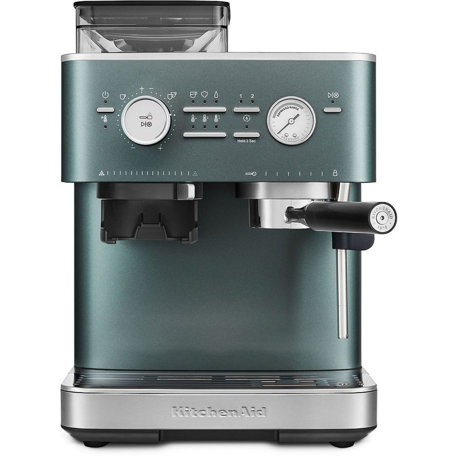 Kitchenaid espressomaskin 5kes6551ejp - halvautomatisk espressomaskin med kaffekvarn juniper
