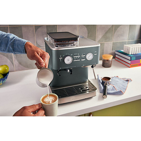 KitchenAid - 5KES6551EJP - Halvautomatisk espressomaskin med kaffekvarn Juniper