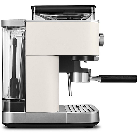 KitchenAid - 5KES6551EPL - Halvautomatisk espressomaskin med kaffekvarn Porcelain white