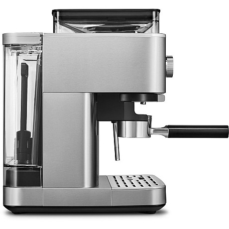 KitchenAid - 5KES6551ESX - Halvautomatisk espressomaskin med kaffekvarn Rostfritt stål