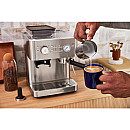 KitchenAid - 5KES6551ESX - Halvautomatisk espressomaskin med kaffekvarn Rostfritt stål