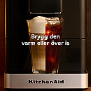 KitchenAid - 5KES8452EBM - Helautomatisk espressomaskin KF2 med iskaffefunktion Mattsvart