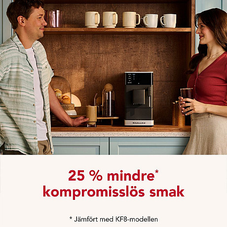 KitchenAid - 5KES8452EBM - Helautomatisk espressomaskin KF2 med iskaffefunktion Mattsvart