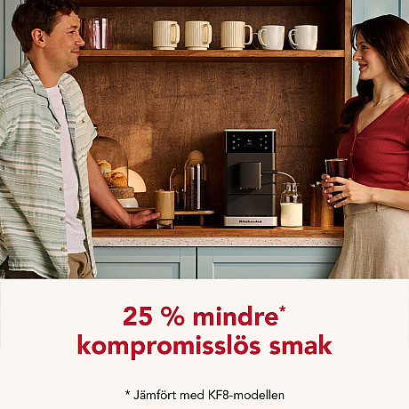 KitchenAid - 5KES8453EBM - Helautomatisk espressomaskin KF3 med iskaffefunktion Mattsvart