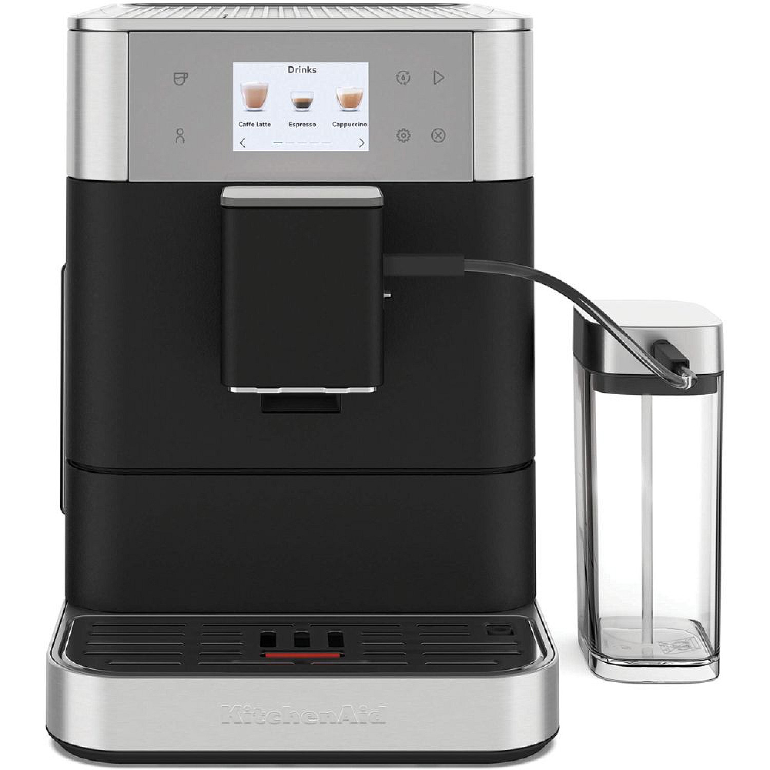 Kitchenaid espressomaskin 5kes8557ebk - helautomatisk espressomaskin kf7 cast iron black