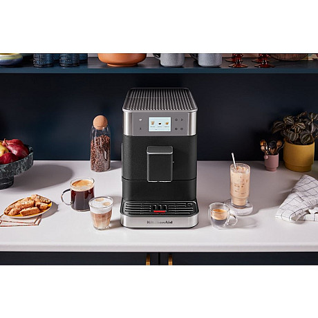KitchenAid - 5KES8557EBK - Helautomatisk espressomaskin KF7 Cast iron black
