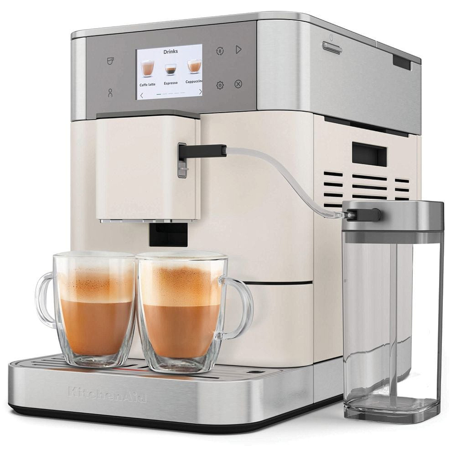 Kitchenaid espressomaskin 5kes8557epl - helautomatisk espressomaskin kf7 porcelain white
