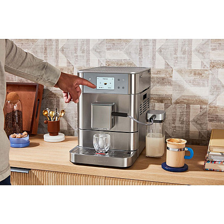 KitchenAid - 5KES8557ESX - Helautomatisk espressomaskin KF7 Rostfritt stål