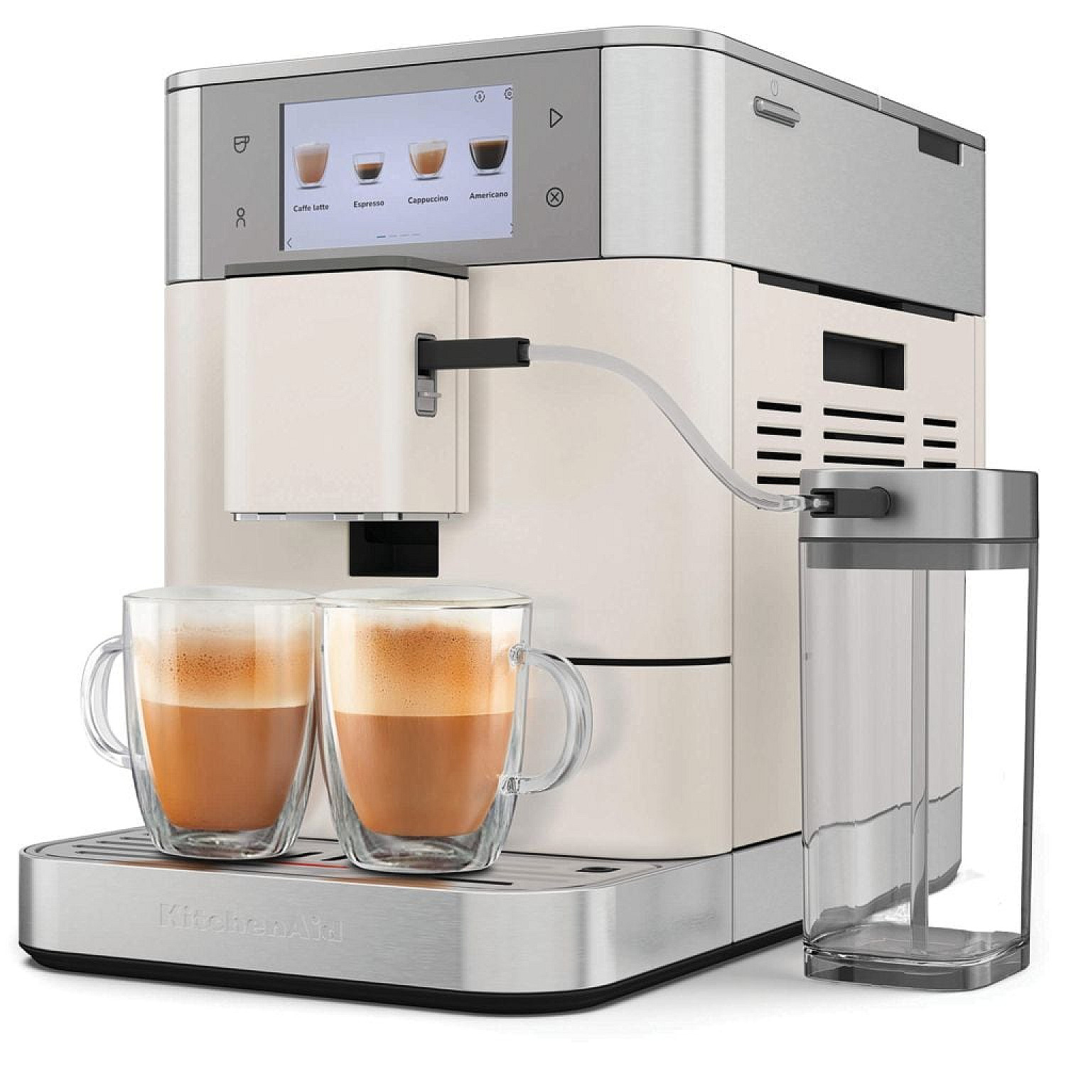 Kitchenaid espressomaskin 5kes8558epl - helautomatisk espressomaskin kf8 porcelain white