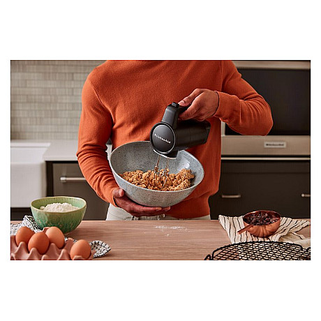 KitchenAid - Go sladdlös elektrisk mixer utan batteri, Svart