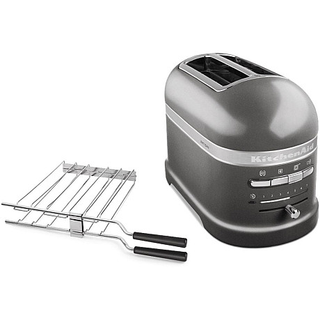 KitchenAid - 5KMT2204EMS - Artisan Brödrost för 2 skivor, Medallion Silver