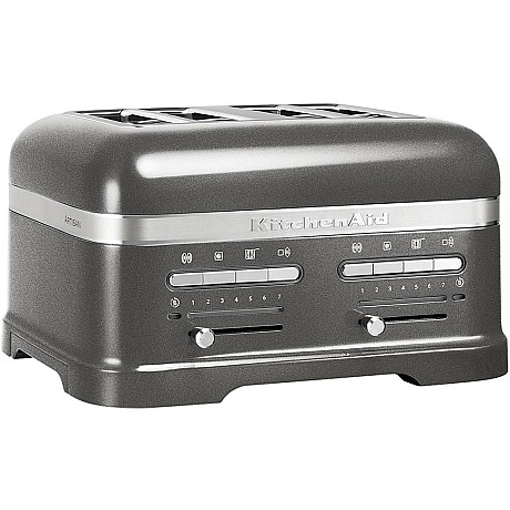 KitchenAid - 5KMT4205EMS - Artisan Brödrost för 4 skivor, Medallion Silver