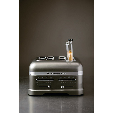 KitchenAid - 5KMT4205EMS - Artisan Brödrost för 4 skivor, Medallion Silver