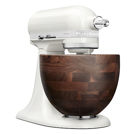 KitchenAid - 5KSM156WBEPL - Artisan 4,7 l med valnötsskål, Porslinsvit