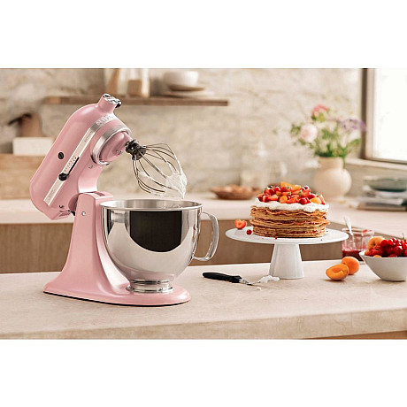 KitchenAid - 5KSM175PSEDR - Artisan 4,7 l med extra tillbehör, Dried Rose