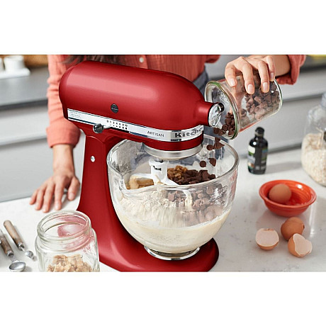 KitchenAid - 5KSM175PSEER - Artisan 4,7 l med extra tillbehör, Röd