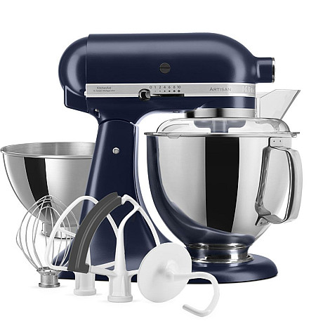 KitchenAid - 5KSM175PSEIB - Artisan 4,7 l med extra tillbehör, Bläckblå