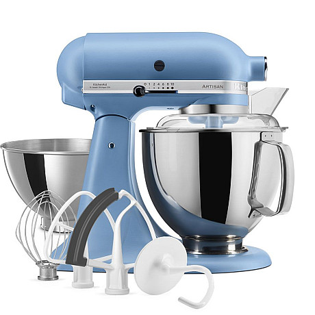 KitchenAid - 5KSM175PSEVB - Artisan 4,7 l med extra tillbehör, Velvet Blue