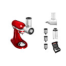 KitchenAid - 5KSM2FPPC tillbehörsset med köttkvarn, passertillsats och grönsaksskärare