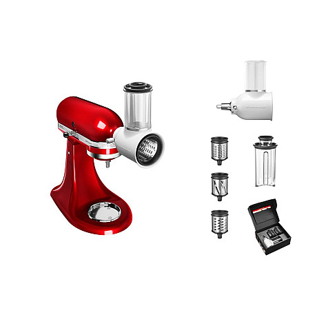 KitchenAid - 5KSM2FPPC tillbehörsset med köttkvarn, passertillsats och grönsaksskärare
