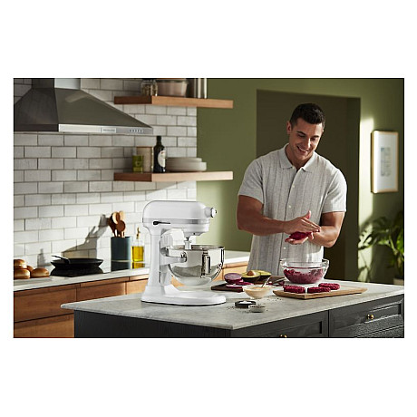 KitchenAid - Heavy Duty 5,2L köksmaskin med lyftskål, Vit