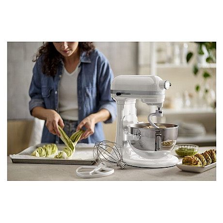 KitchenAid - Heavy Duty 5,2L köksmaskin med lyftskål, Vit