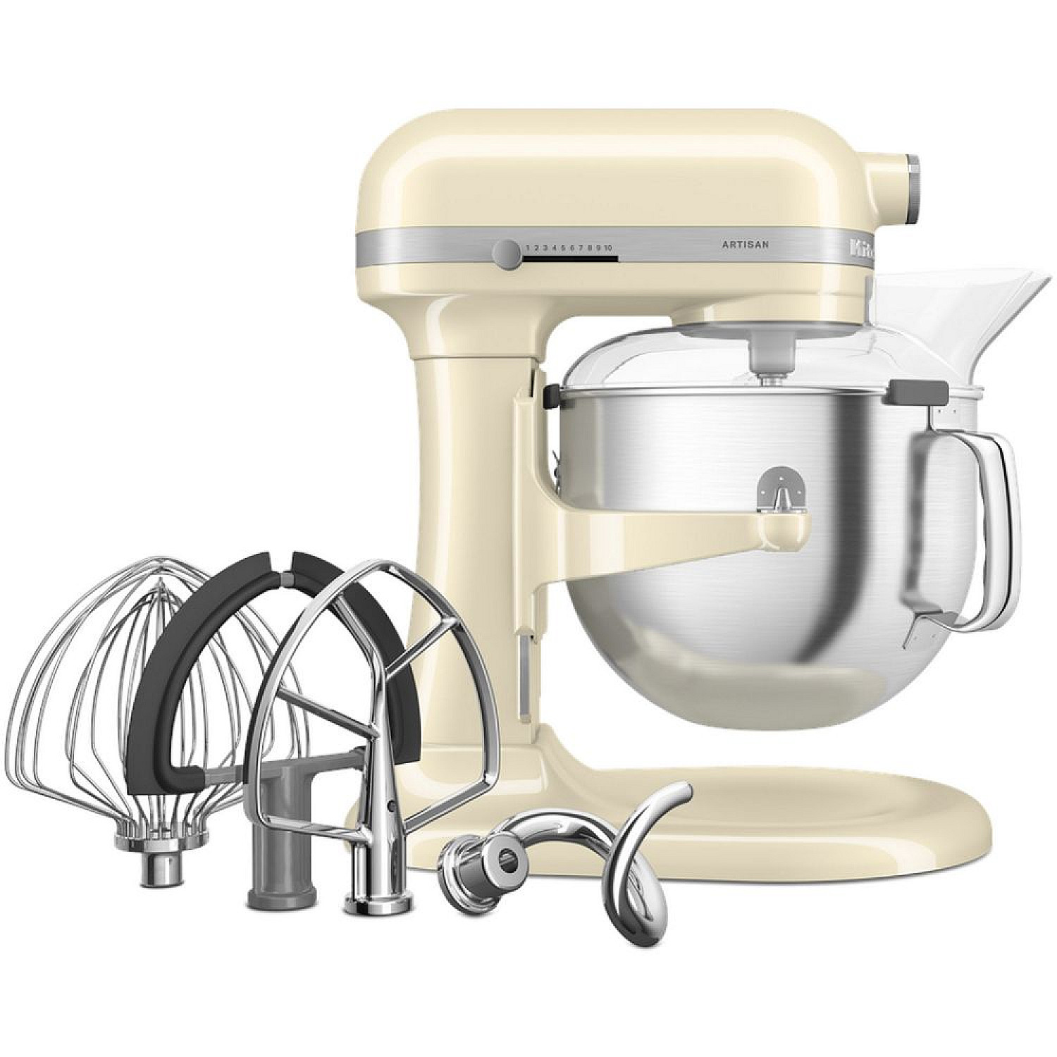 Kitchenaid köksassistent 5ksm70shxeac - artisan 6,6 l med lyftarm, crème