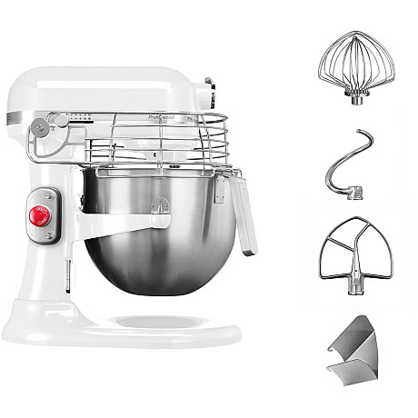 KitchenAid - 5KSM7990XEWH - Professional 6,9 l med lyftarm, Vit