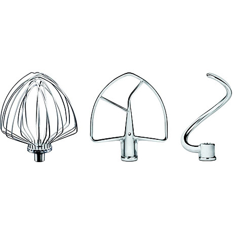 KitchenAid - 5KSM7BL3PSS tillbehörsset i rostfritt stål för köksmaskin med lyftarm, 3 delar
