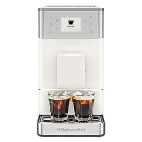 Espressomaskin KitchenAid - 5KES8453EPL - Helautomatisk espressomaskin KF3 med iskaffefunktion Porcelain white Espressomaskin KitchenAid - 5KES8453EPL - Helautomatisk espressomaskin KF3 med iskaffefunktion Porcelain white
