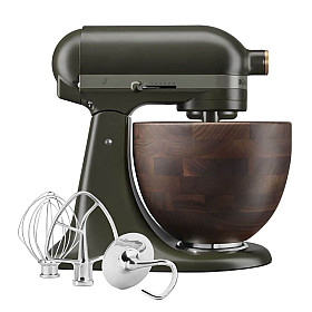 KitchenAid - 5KSM180WSEEG - Artisan 4,7 l med valnötsskål, Evergreen KitchenAid - 5KSM180WSEEG - Artisan 4,7 l med valnötsskål, Evergreen