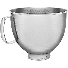 Tillbehör köksmaskin KitchenAid - 5KSM5SSBHM Hamrad skål i rostfritt stål 4,8 l