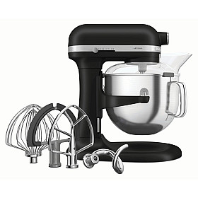 Köksassistent KitchenAid - 5KSM70SHXEBM - Artisan 6,6 l med lyftarm, Svart