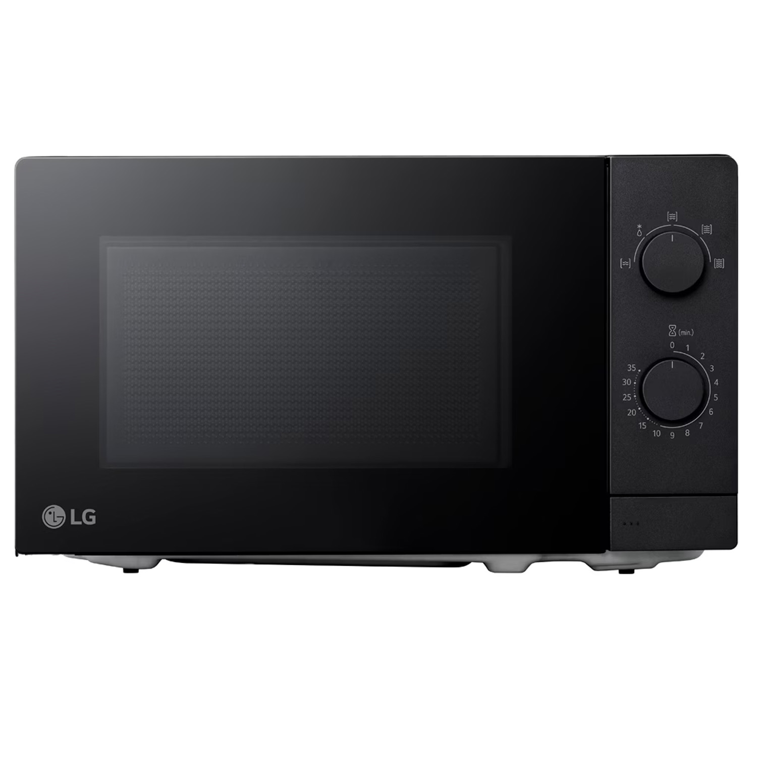Lg fristående mikrovågsugn ms2082f - svart, fristående mikro 20 liter, 700 watt