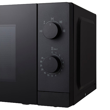 LG - MS2082F - Svart, Fristående mikro 20 liter, 700 Watt