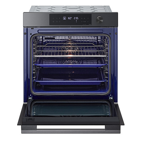 LG - WS7D7631WB - Mattsvart, Kapacitet 76 liter med InstaView, Air Fry och pyrolys